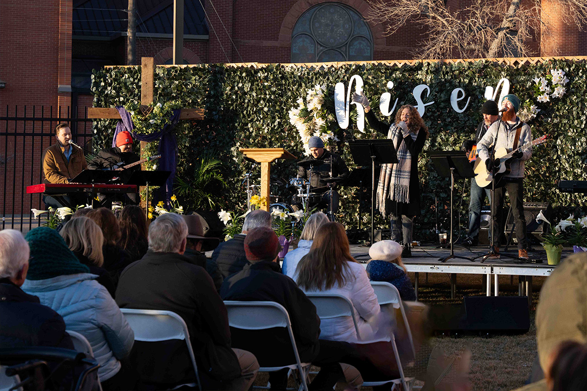 Sunrise Service at Weber Street Lawn